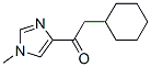 2-Cyclohexyl-1-(1-methyl-1H-imidazol-4-yl)ethanone 结构式