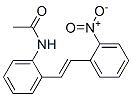 N-[2-[2-(2-Nitrophenyl)ethenyl]phenyl]acetamide 结构式