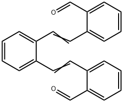 2,2'-(1,2-Phenylenedi-2,1-ethenediyl)bisbenzaldehyde 结构式