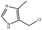 4-甲基-5-氯甲基咪唑, 69395-89-7, 结构式