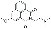 2-(2-(Dimethylamino)ethyl)-5-methoxy-1H-benzo[de]isoquinoline-1,3(2H)- dione Structure