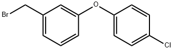 1-(4-氯苯氧基)-3-(溴甲基)苯 结构式