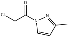 1H-Pyrazole, 1-(chloroacetyl)-3-methyl- (9CI) Structure