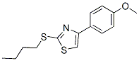 2-(Butylthio)-4-(4-methoxyphenyl)thiazole 结构式