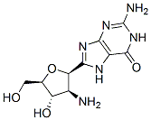 2-amino-2-deoxy-beta-arabinofuranosylguanine|
