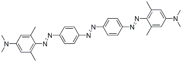 4,4'-[Azobis(4,1-phenyleneazo)]bis[N,N,3,5-tetramethylbenzenamine] 结构式