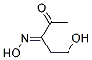 2,3-Pentanedione, 5-hydroxy-, 3-oxime (9CI) Structure