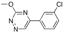 5-(m-Chlorophenyl)-3-methoxy-1,2,4-triazine 结构式