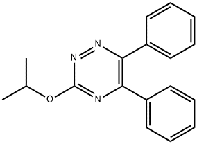 5,6-Diphenyl-3-isopropoxy-1,2,4-triazine 结构式