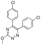 5,6-Bis(p-chlorophenyl)-3-methoxy-1,2,4-triazine 结构式