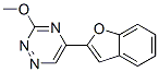 5-(Benzofuran-2-yl)-3-methoxy-1,2,4-triazine Structure