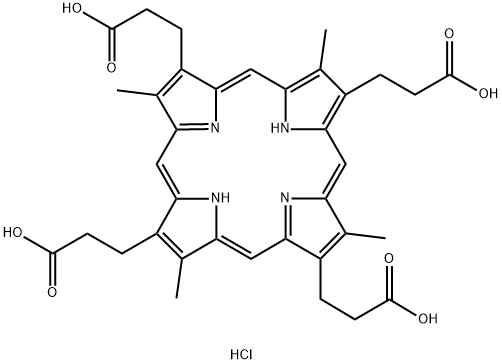 COPROPORPHYRIN I DIHYDROCHLORIDE Structure