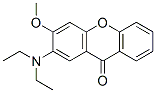 2-Diethylamino-3-methoxy-9H-xanthen-9-one Structure