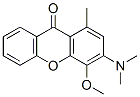 3-(Dimethylamino)methyl-4-methoxy-9H-xanthen-9-one 结构式