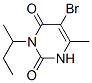 5-bromo-3-butan-2-yl-6-methyl-1H-pyrimidine-2,4-dione 结构式