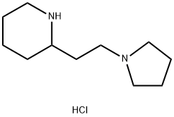 2-[2-(1-Pyrrolidinyl)ethyl]piperidinedihydrochloride Structure