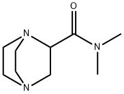 1,4-Diazabicyclo[2.2.2]octane-2-carboxamide,N,N-dimethyl-(9CI) Structure