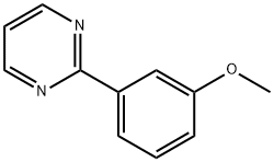 Pyrimidine, 2-(3-methoxyphenyl)- (9CI) 结构式