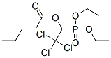 Valeric acid 2,2,2-trichloro-1-(diethoxyphosphinyl)ethyl ester Structure