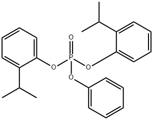 Bis(o-isopropylphenyl) Phenyl Phosphate 结构式