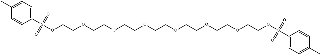 Heptaethylene glycol  di(p-toluenesulfonate) Structure