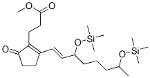 2-[3,7-Bis[(trimethylsilyl)oxy]-1-octenyl]-5-oxo-1-cyclopentene-1-propionic acid methyl ester|