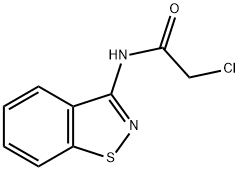 N-1,2-Benzisothiazol-3-yl-2-chloroacetamide 结构式