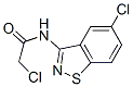 2-Chloro-N-(5-chloro-1,2-benzisothiazol-3-yl)acetamide 结构式