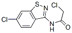 2-Chloro-N-(6-chloro-1,2-benzisothiazol-3-yl)acetamide 结构式