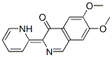 (3E)-6,7-dimethoxy-3-(1H-pyridin-2-ylidene)isoquinolin-4-one 结构式