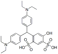 6-[4,4'-Bis(diethylamino)benzhydryl]-4-hydroxy-1,3-benzenedisulfonic acid|
