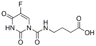 1-(3-carboxypropylcarbamoyl)-5-fluorouracil Structure