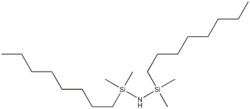 1,3-DI-N-OCTYLTETRAMETHYLDISILAZANE Structure