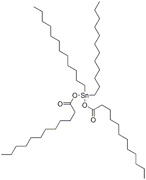 bis(dodecanoyloxy)didodecylstannane 结构式