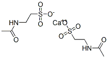 calcium bis[2-(acetylamino)ethanesulphonate] 结构式