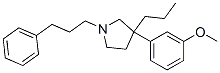 3-(m-Methoxyphenyl)-1-(3-phenylpropyl)-3-propylpyrrolidine 结构式