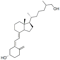 26-hydroxycholecalciferol 结构式