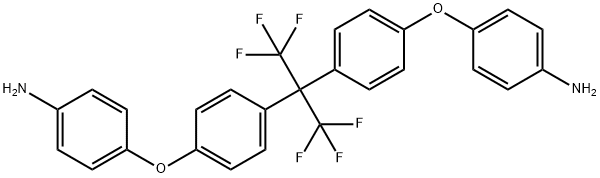 2,2-双[4-(4-氨基苯氧基)苯基]-1,1,1,3,3,3-六氟丙烷, 69563-88-8, 结构式
