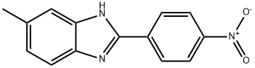 5-甲基-2-(4-硝基-苯基)-1H-苯并咪唑 结构式