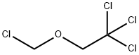 ChloroMethyl 2,2,2-Trichloroethyl Ether Structure