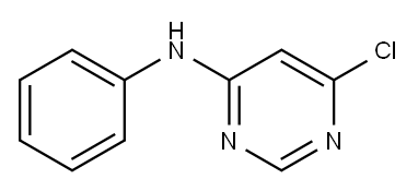 (6-氯嘧啶-4-基)苯胺 结构式