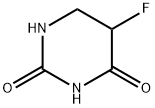 5,6-ジヒドロ-5-フルオロウラシル 化学構造式