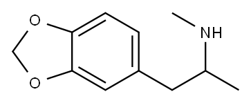 1-benzo[1,3]dioxol-5-yl-N-methyl-propan-2-amine 结构式