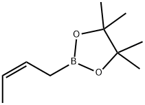 CIS-2-BUTEN-1-YLBORONIC ACID, PINACOL ESTER, 69611-01-4, 结构式