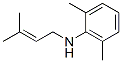 2,6-Dimethyl-N-(3-methyl-2-butenyl)benzenamine 结构式