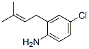 4-Chloro-2-(3-methyl-2-butenyl)benzenamine 结构式