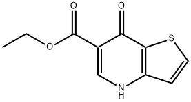 7-氧代-4,7-二氢噻吩并[3,2-B]吡啶-6-羧酸乙酯 结构式