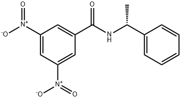 R-(-)-3,5-二硝基-N-(1-苯基乙基)苄胺 结构式