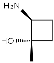 Cyclobutanol,2-amino-1-methyl-,cis-(+)-(9CI) 结构式