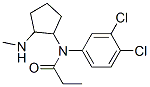 N-(2-methylaminocyclopentyl)-N-(3,4-dichlorophenyl)propanamide 结构式